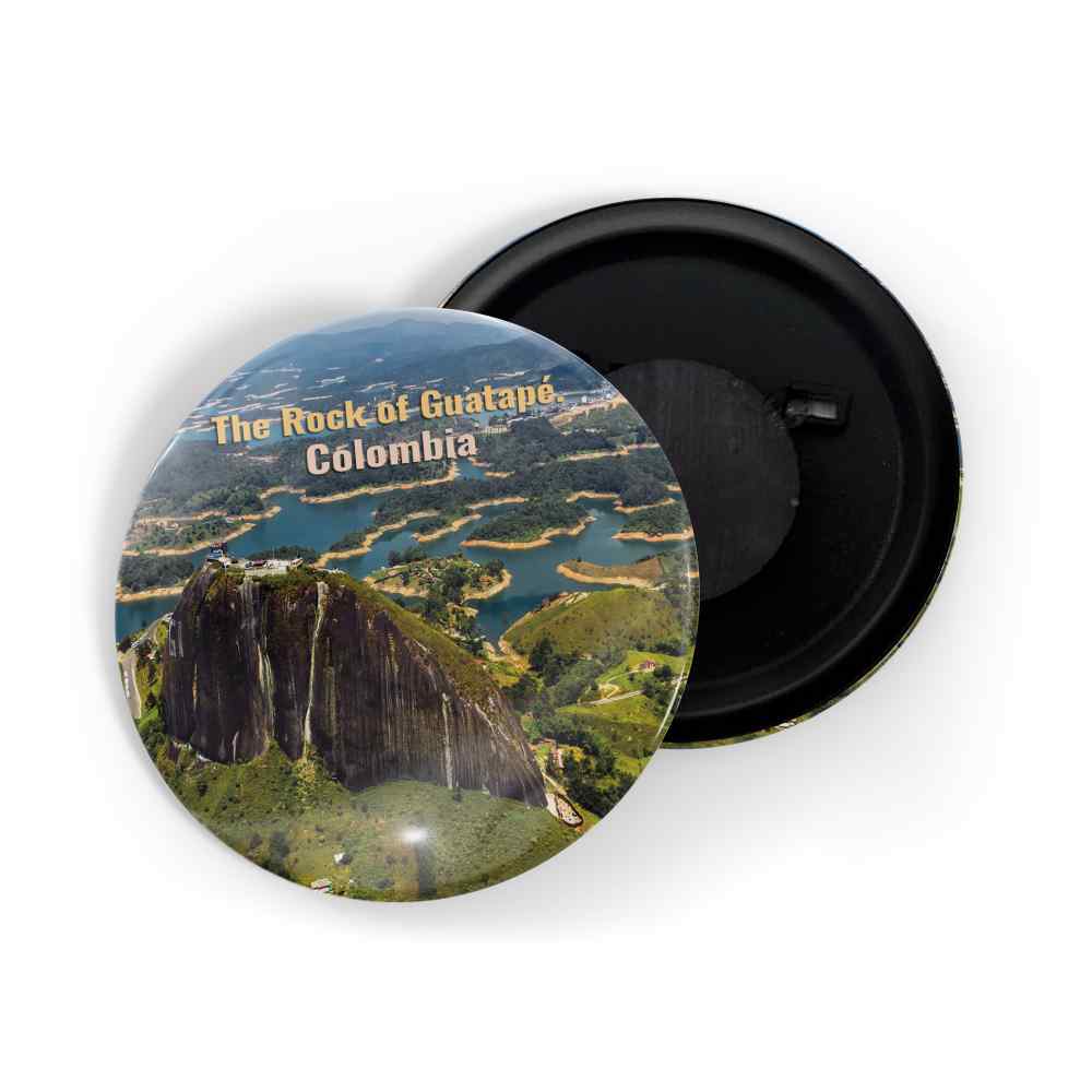 dhcrafts Fridge Magnet Multicolor Famous Tourist Place The Rock Of Guatape Colombia Glossy Finish Design Pack of 1